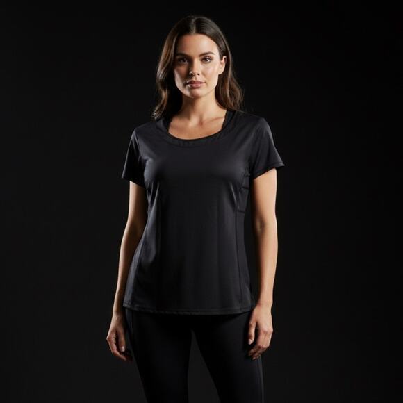 [JUST IN] Worth New York (XGoreX) Black Stretch Mock Neck Sleeveless Top XL - Picture 2 of 8